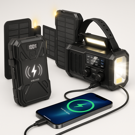 KIT Anti-Apagão | Leroy Merlin | Radio Solar + Gerador Portatil á Gasolina + Power Bank 50K MAH + Extras